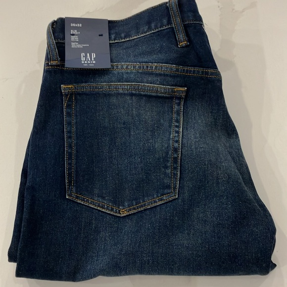 Men’s GAP Denim 36x32 Slim Gapflex Midrise Slim Leg - Picture 2 of 3